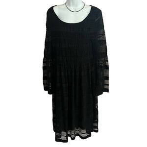 M.S.S.P Black Simone Dress Women’s XL NEW
